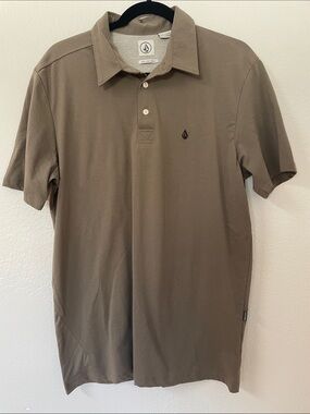 Volcom Men’s Polo Shirt in Olive